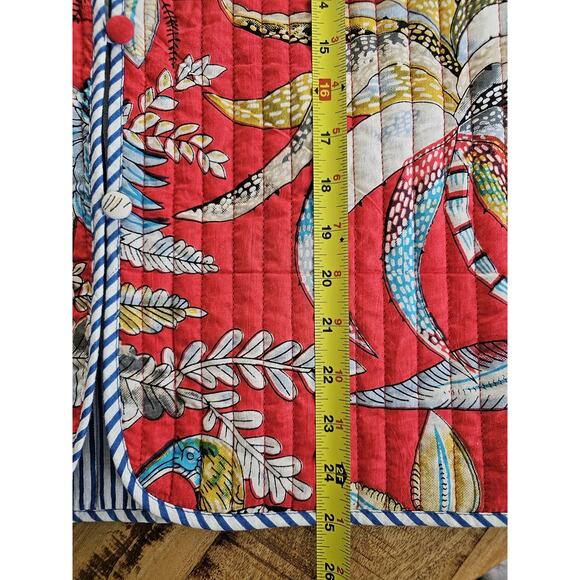 Liza Byrd The Madeline Reversible Quilted Jacket Women's Size L Scarlett Monkey - Picture 9 of 10